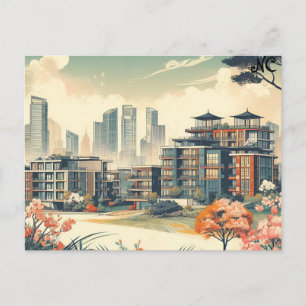 Cartões postais de correio em massa da Carolina do