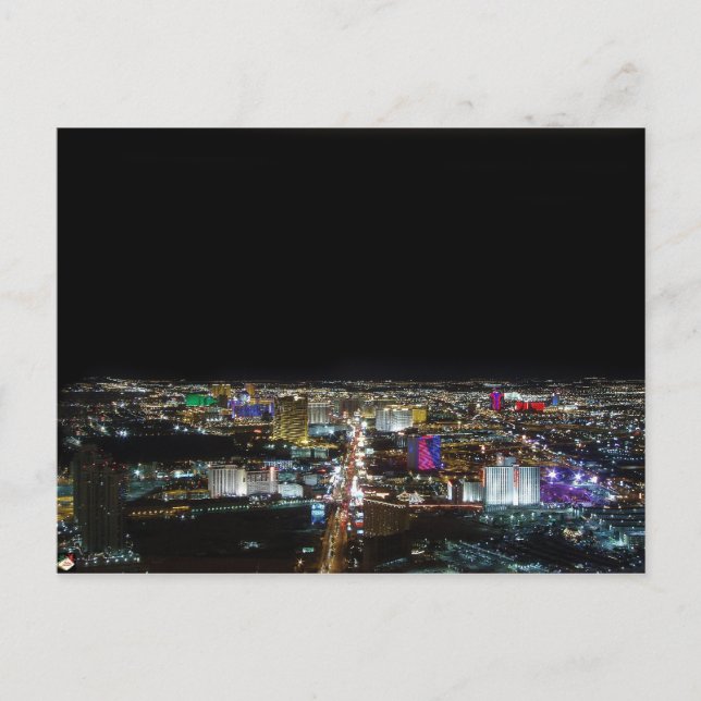 Cartões postais de exibição ampla da banda Las Veg (Frente)