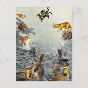 Cartões postais de férias Kangaroo