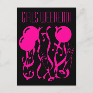 Cartões postais de fim de semana das meninas   Ros