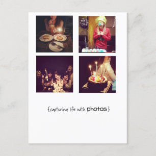 cartões postais de fotos instagram