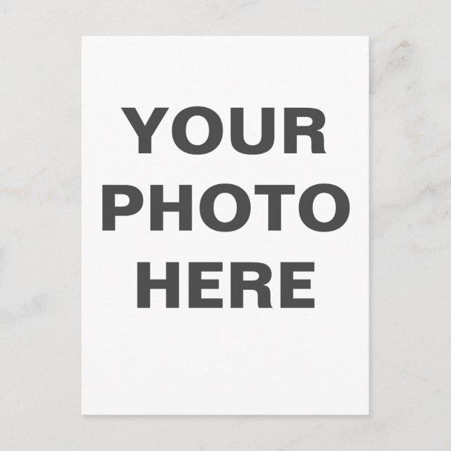 Cartões Postais de Fotos Personalizáveis (Frente)