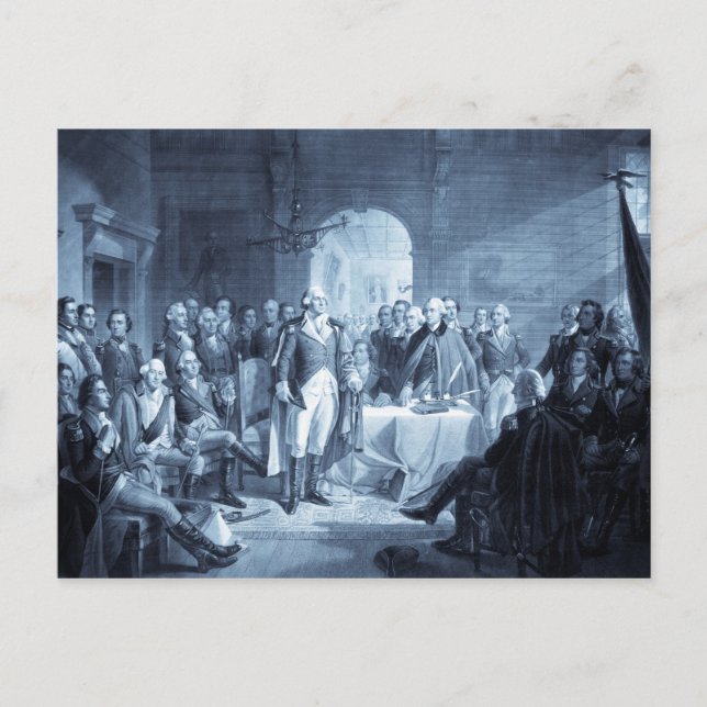Cartões postais de George Washington e seus genera (Frente)