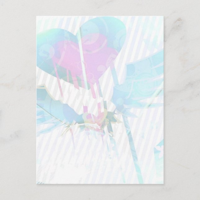 Cartões postais de Grafite cardíaco (Frente)