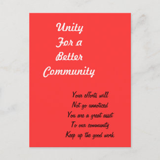 Cartões postais de heróis comunitários