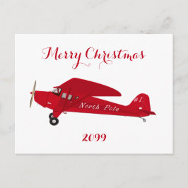 Cartões postais de Natal do avião do Polo Norte