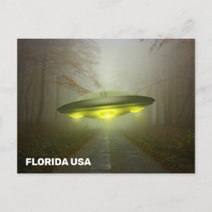 Cartões postais de OVNI ART da FLORIDA USA SPACESH