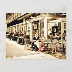 Cartões postais de Paris - Cena de Rua