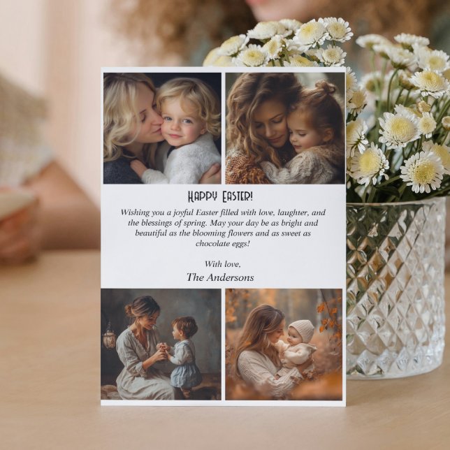 Cartões postais de Páscoa de colagem personalizado (Criador carregado)