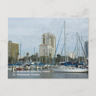 Cartões postais de Petersburg Marina