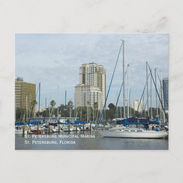 Cartões postais de Petersburg Marina (Frente)
