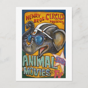 Cartões postais de Poster de circo - Encurtar o el