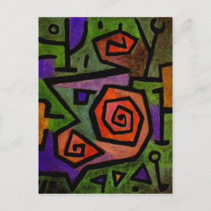 Cartões postais de Rosa de Heroica de Paul Klee