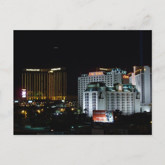 Cartões Postais de San Remo Las Vegas (Frente)
