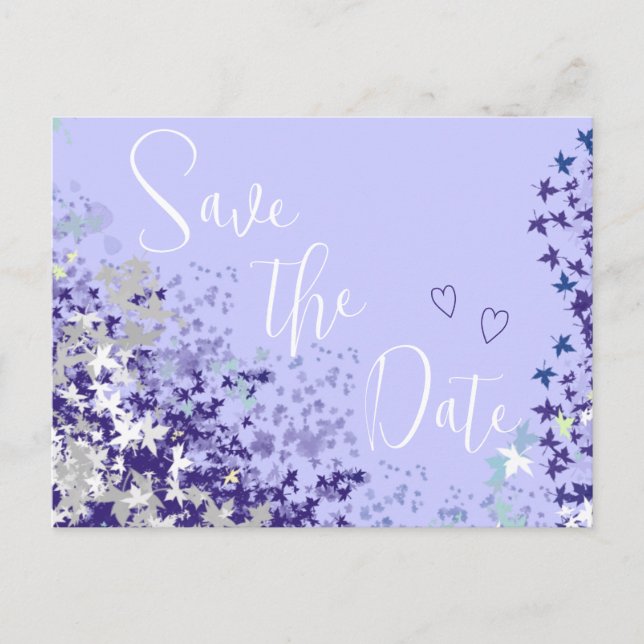 Cartões Postais de Save the Date de Casamento (Frente)