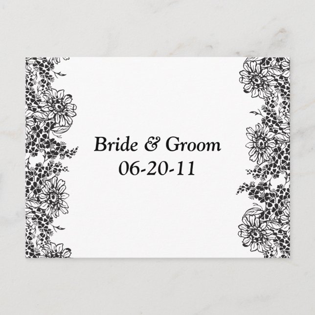 Cartões Postais de Save The Date Personalizáveis (Frente)