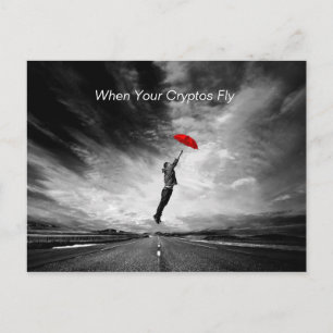 Cartões postais de sopradores de criptomoeda