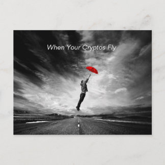Cartões postais de sopradores de criptomoeda