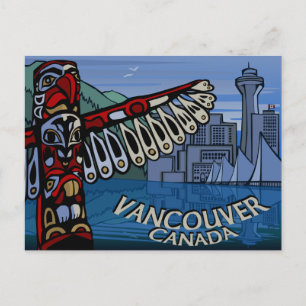 Cartões Postais de Vancouver Poste Totem & Cartões