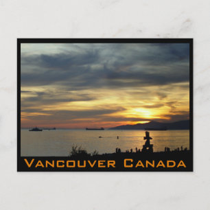 Cartões postais de Vancouver Souvenir Inukshuk Lan