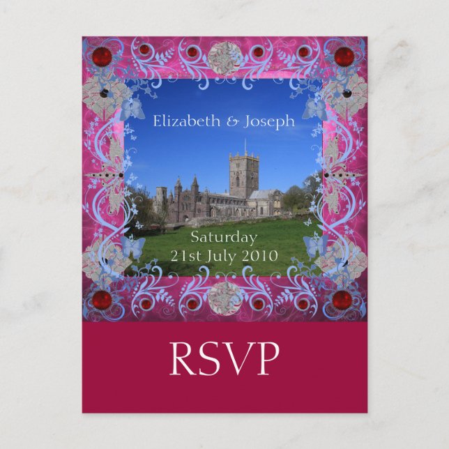 Cartões postais Deco RSVP (Frente)