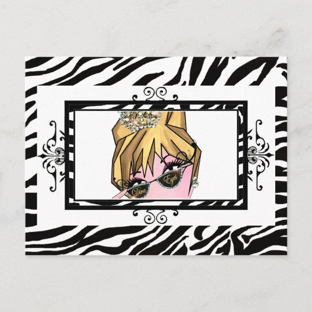 Cartões postais Diva Eyes (Frente)