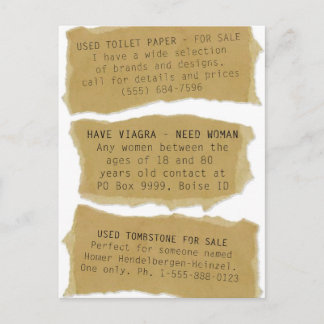 Cartões Postais Divertidos Classificados 8 Unidade