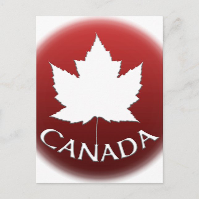 Cartões postais do Canadá personalizados Cartões p (Frente)