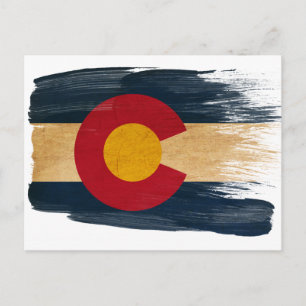 Cartões postais do Colorado Flag