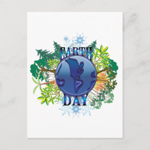 Cartões postais do Dia da Terra Cartão postal