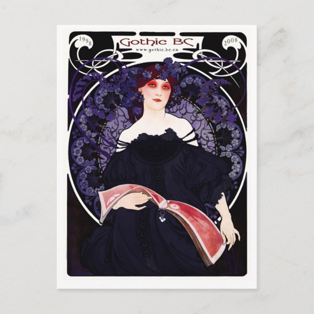 Cartões postais do Gótico BC do 10º Aniversário (Frente)