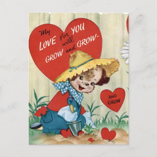 Cartões postais do Namorados Vintage (Frente)