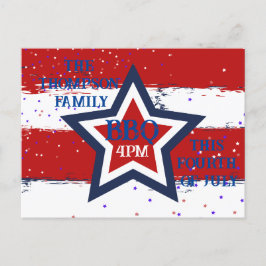 Cartões postais do tio Sam 4 de julho