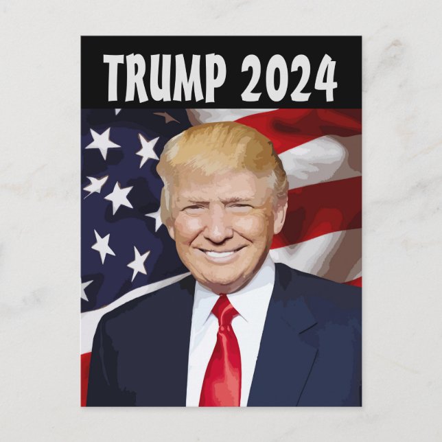 CARTÕES POSTAIS DO TRUMP 2024 (Frente)