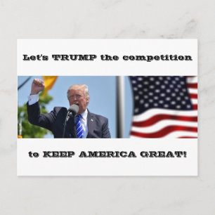 Cartões Postais Donald Trump Keep America Great 20
