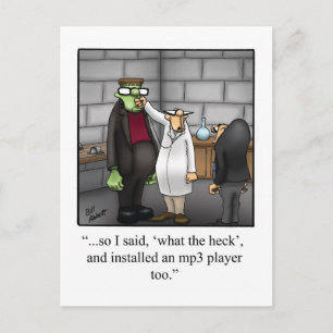 Cartões postais "Espectickles" de Halloween Humor