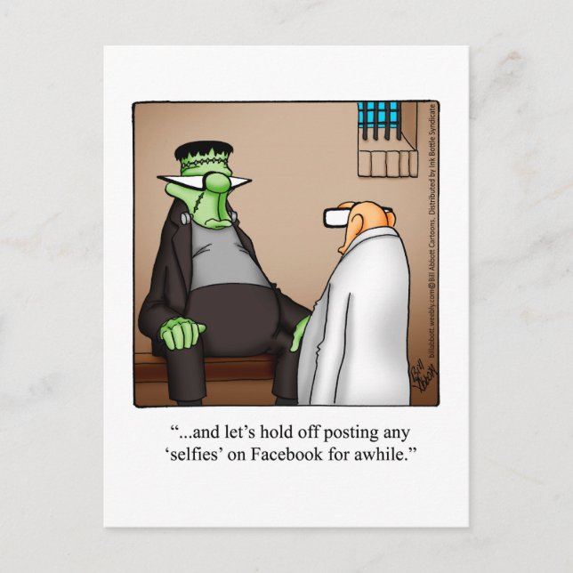 Cartões postais "Espectickles" de Halloween Humor (Frente)