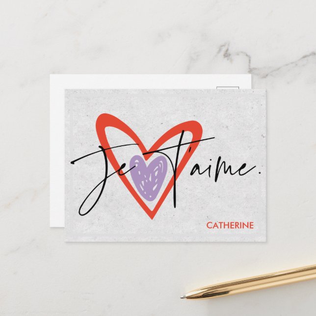 Cartões Postais Eu Te Amo, Amor (Frente/Verso In Situ)