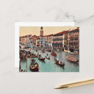 Cartões postais europeus Vintage — Grande Canal Fe
