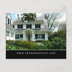 Cartões postais Imobiliários Casa Formal Branca