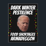 CARTÕES POSTAIS JOE BIDEN DARK WINTER CHRISTMAS<br><div class="desc">CARTÃO POSTAL JOE BIDEN DARK WINTER</div>