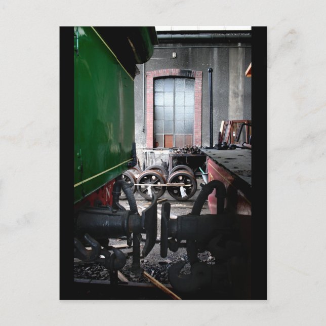 Cartões postais Le Mastrou, antigo comboio a vapor (Frente)