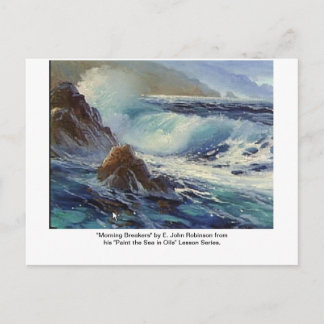 Cartões postais "Manhã Breakers"