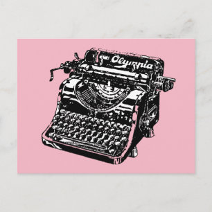 CARTÕES POSTAIS MANUAIS DE TIPEWRITER DE VINTAGEM