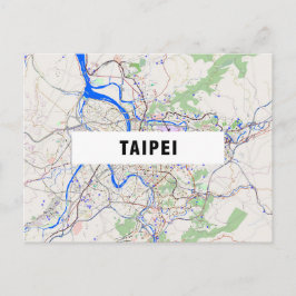 CARTÕES POSTAIS MAPA DA CIDADE: Taipei