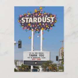 Cartões postais Marquee Stardust Las Vegas