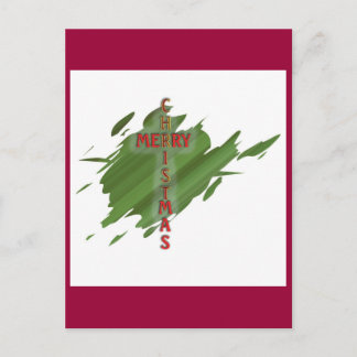 Cartões postais Merry CHRISTmas