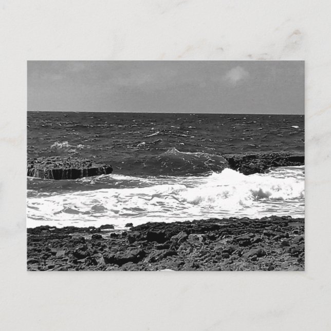 Cartões Postais Padrão Preto e Branco para Envio (Frente)