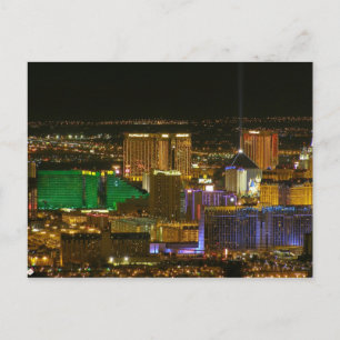 Cartões postais para exibição aérea Las Vegas Stri