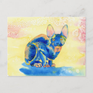 Cartões postais para gatos Sphynx